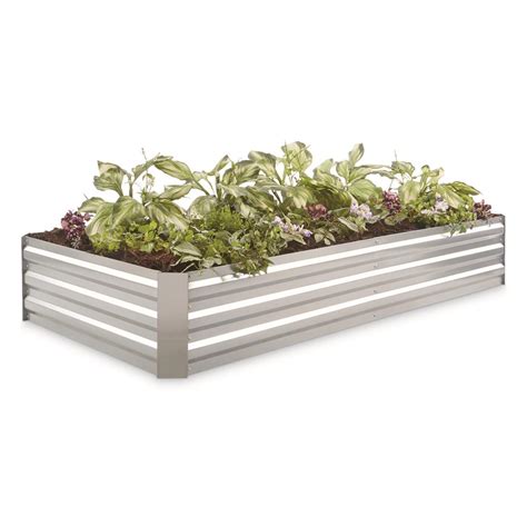 big metal planter boxes|planter box with galvanized metal.